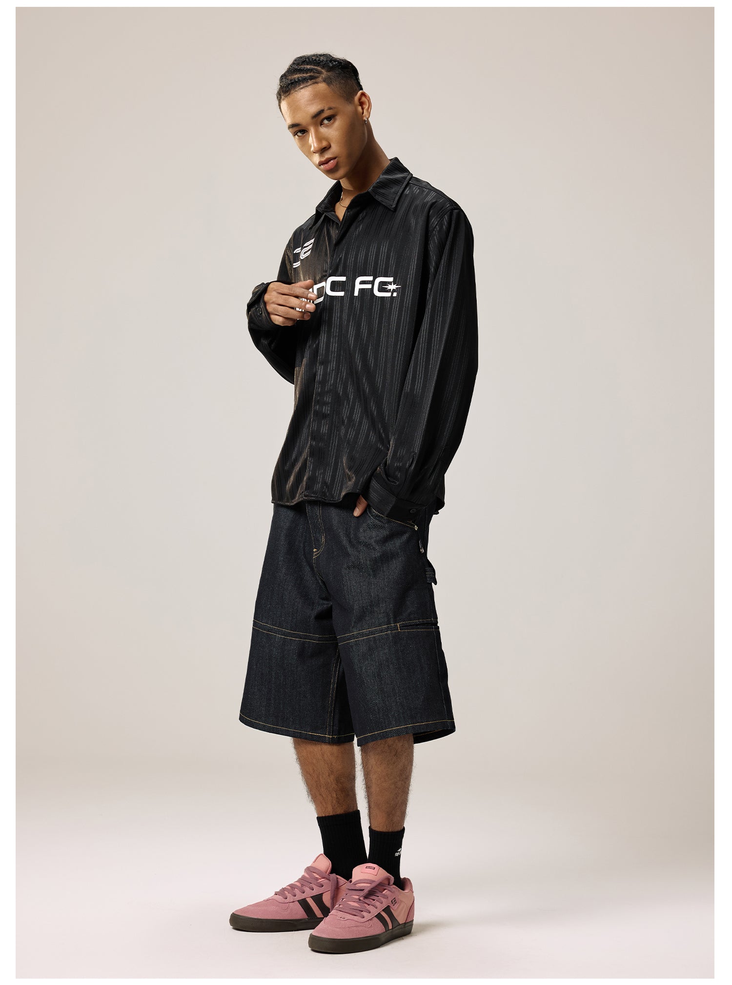 Remedy Silk Striped Long Sleeve Shirt