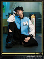 MEDM × Jujutsu Kaisen Character Patch Varsity Jacket