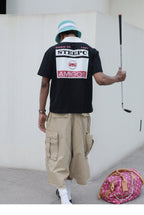 STEEPC Amigos Patch Embroidered Polo Shirt