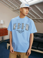 MEDM Patch Embroidered Pearl Tee