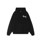 Achock Floral Embroidery Logo Printed Hoodie