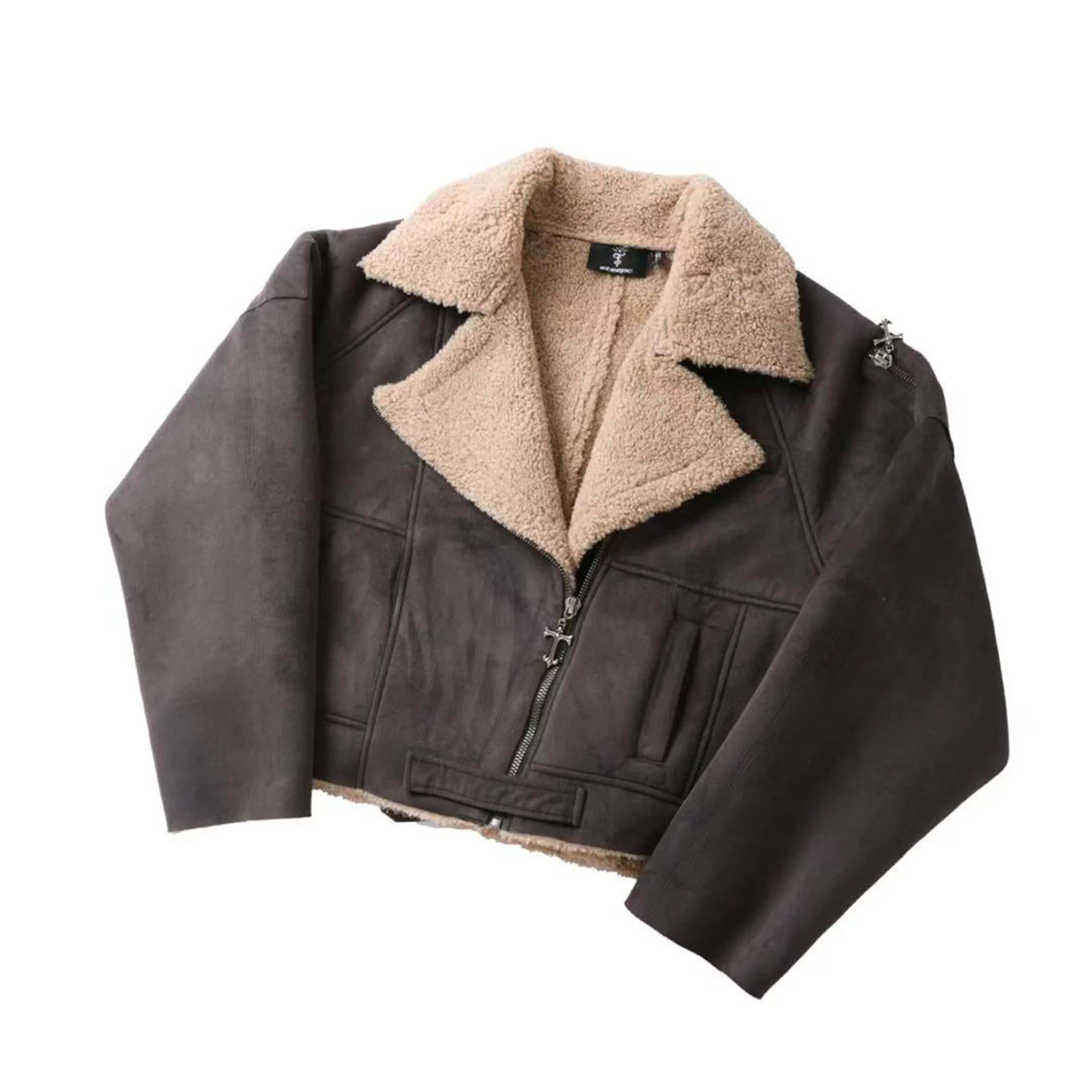 STEEPC Suede Shearling Jacket