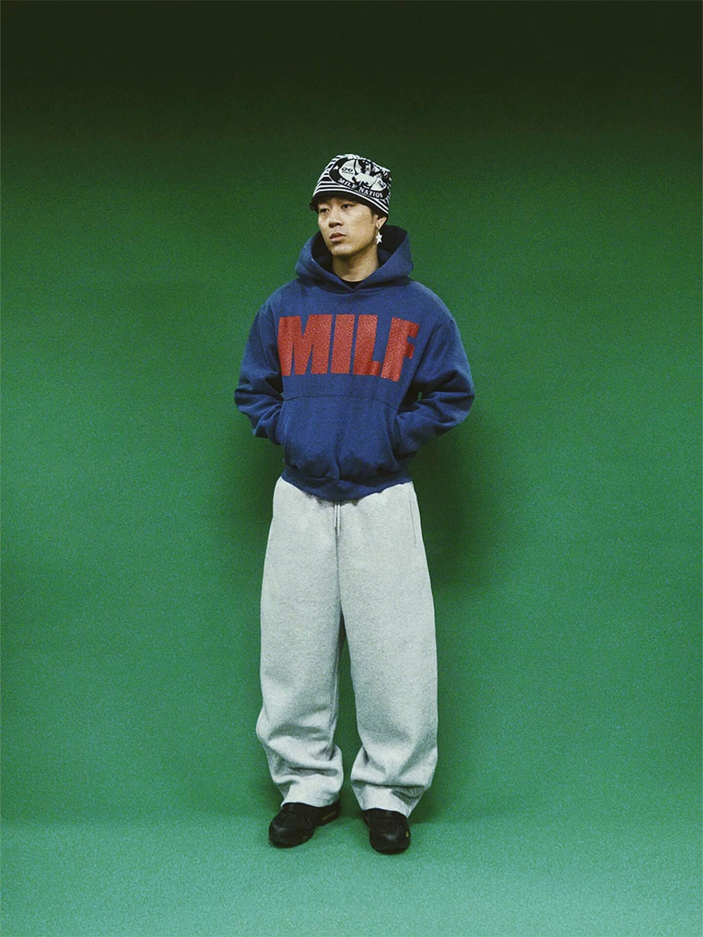 EVETS Gray Baggy Sweatpants