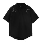 JHYQ Beaded Embroidery Short Sleeved Polo