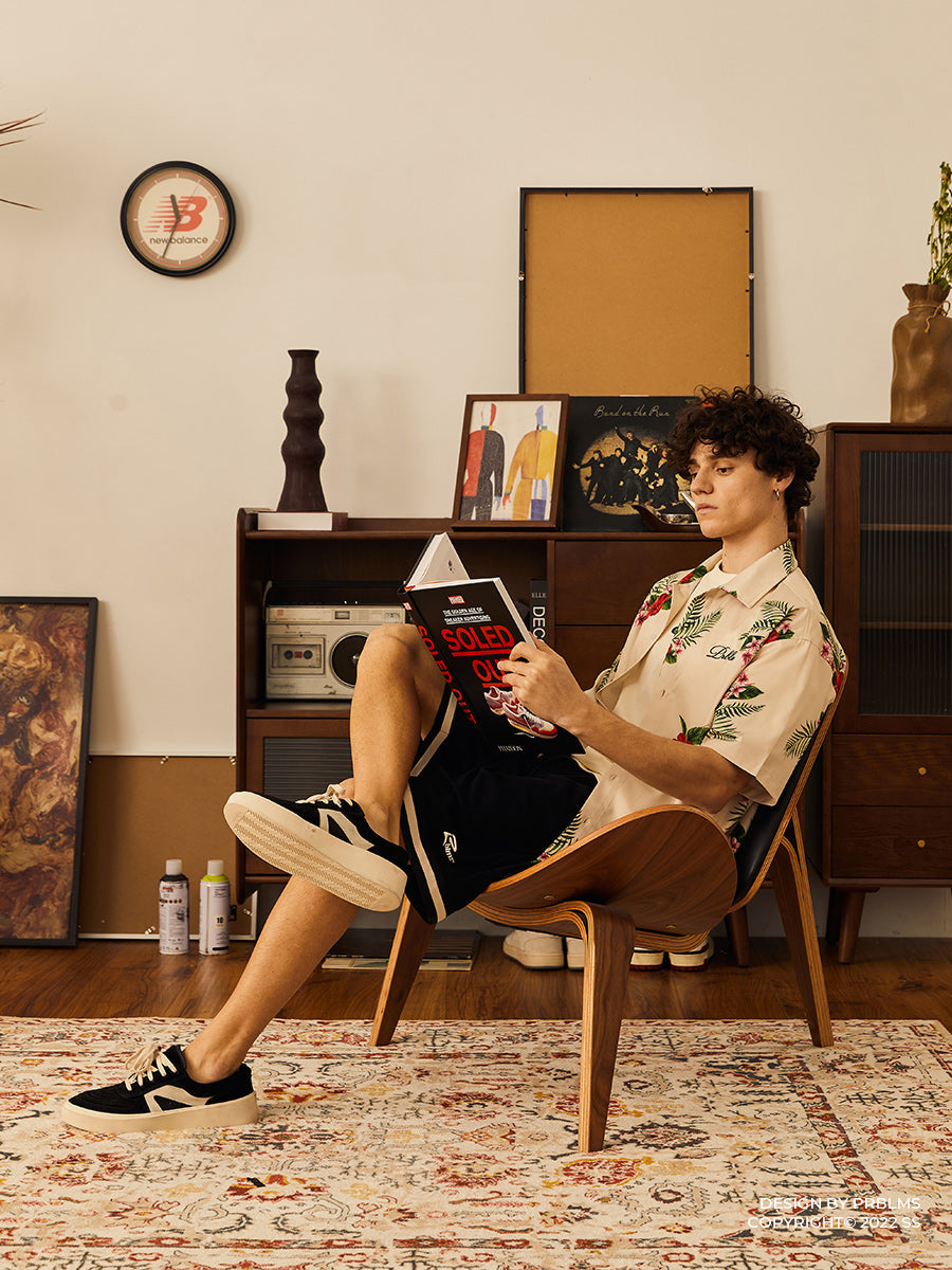 PRBLMS Hawaiian Flower Short Sleeved Shirt