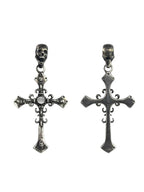 Night Lab Agate Skull Cross Necklace