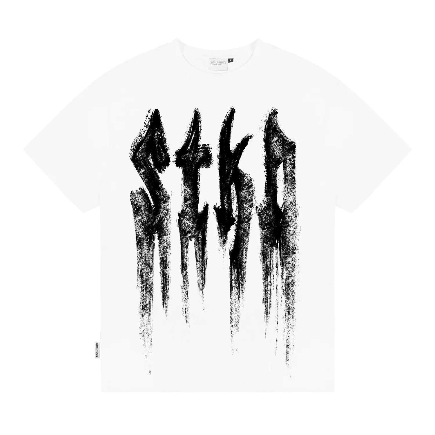 Small Town Kid Brush Paint Hand-Painted Print Tee