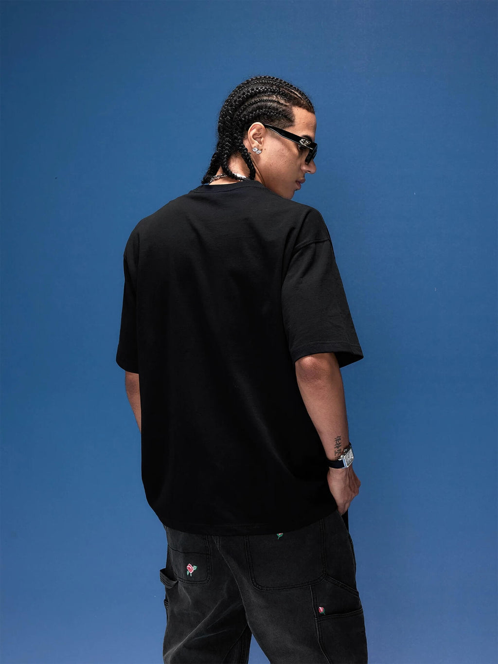 1807 Vintage Floral Chain Logo Print Short Sleeve Tee