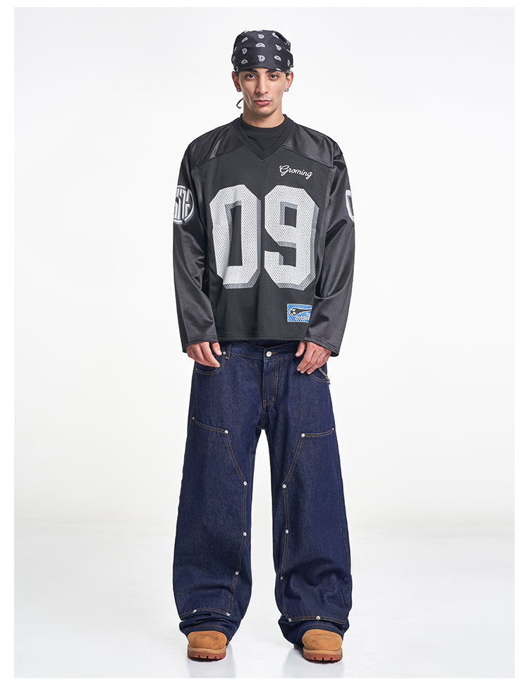 F3F Select 09 Graphic Mesh Long Sleeve Hockey Jersey
