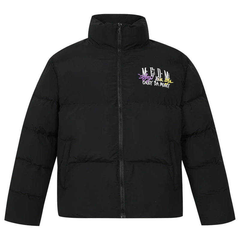 MEDM Gradient Embroidered Puffer Jacket