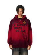 Achock Gradation Zip Up Hoodie