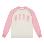 MEDM Color-Blocked Raglan Sleeve Knit Sweater