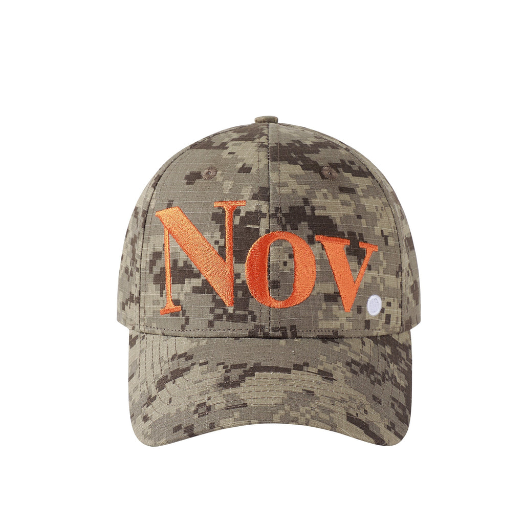 NOVACAM Pixel Camo NOV Logo Embroidered Dad Hat