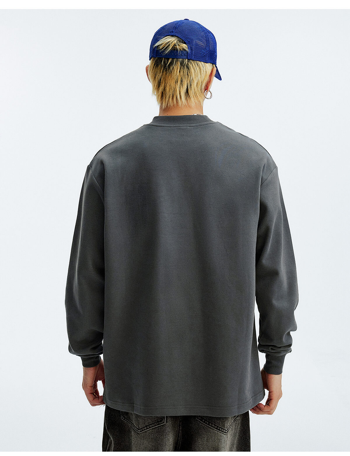 MEDM Warm Fleece Basic Long Sleeve Tee