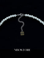 Nbostore Butterfly Heart Zirconia Match Beads Necklace