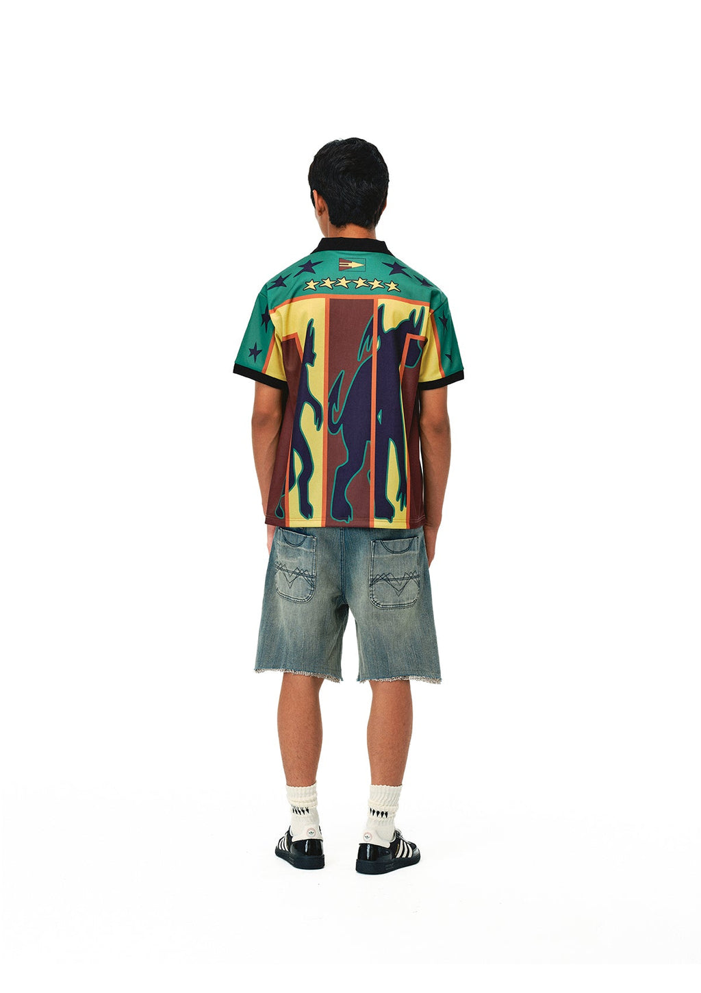 EVILKNIGHT(EK) Graffiti Star Jersey Polo