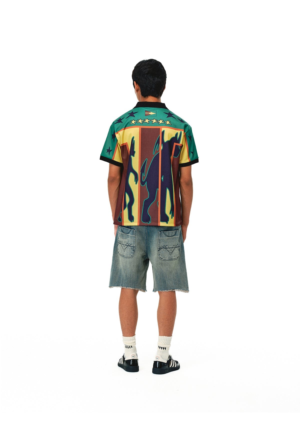 EVILKNIGHT(EK) Graffiti Star Jersey Polo