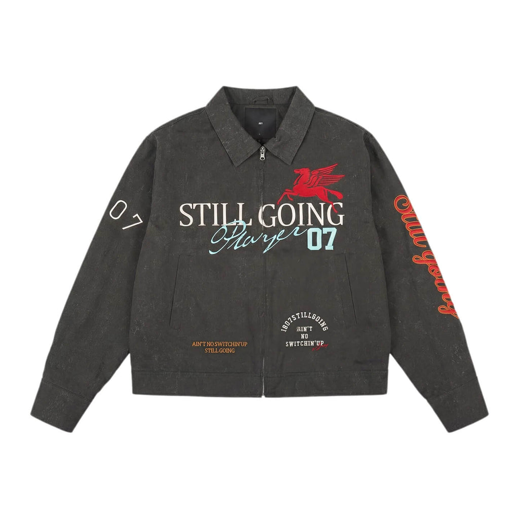 1807 Pegasus 3D Embroidered Detroit Jacket