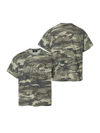 STEEPC Aged Forest Camo Pearl Embellished Print Tee