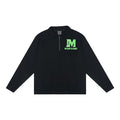 MEDM Waffle Half Zipper Polo Shirt