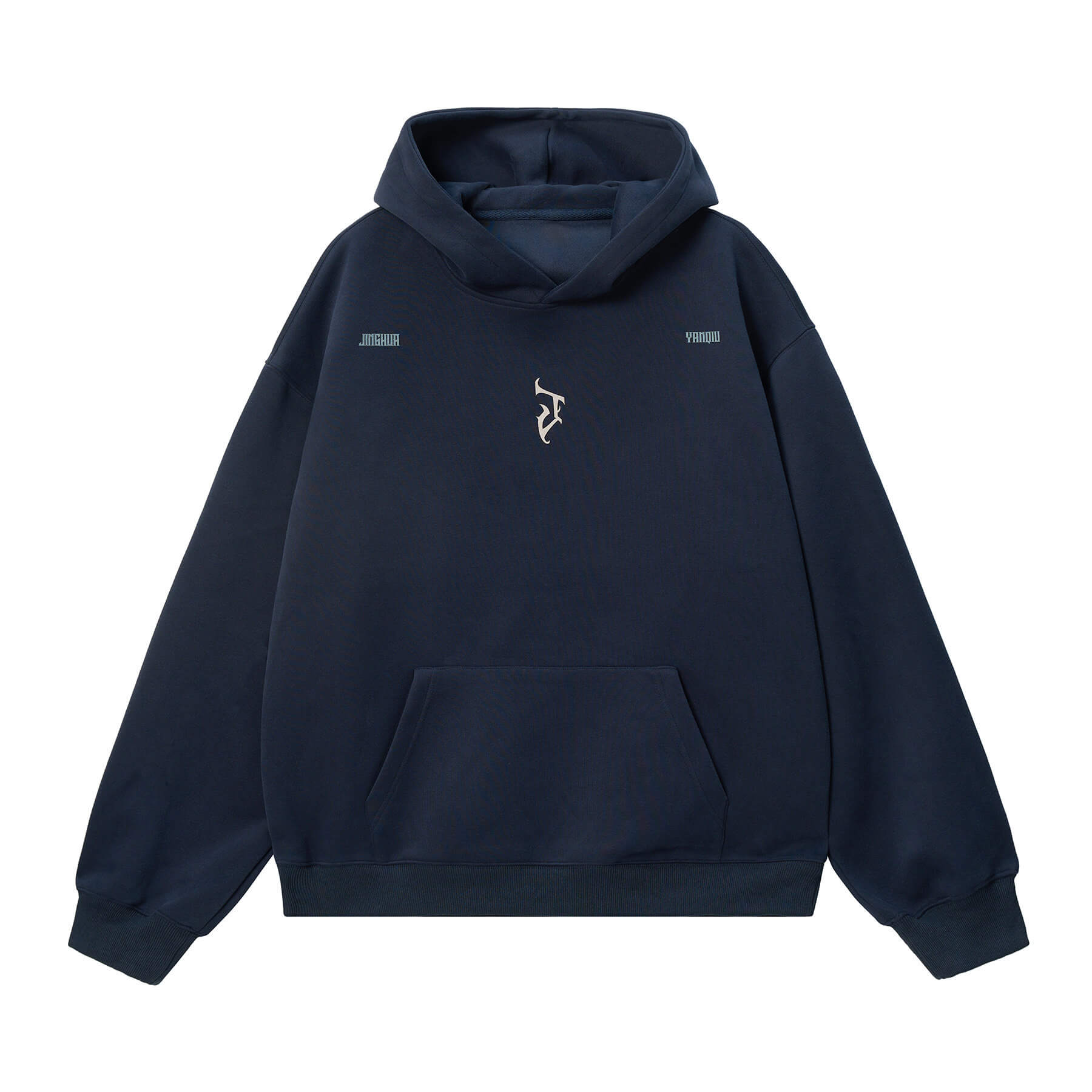 JHYQ Gothic Style J Letter Logo Hoodie
