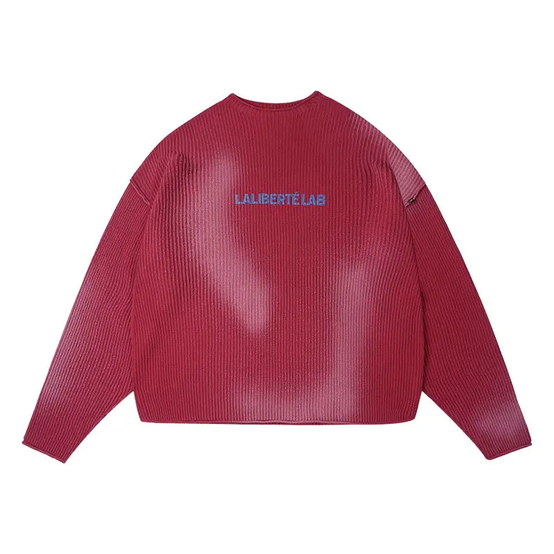 Labt Washed Vintage Knit Sweater