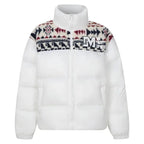 MEDM Ethnic Patchwork Puffer Jacket