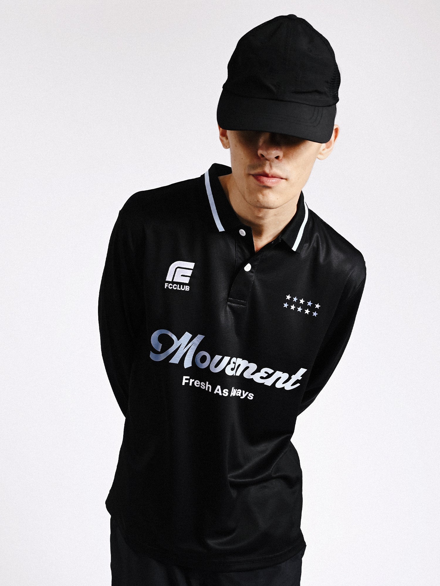FCCLUB Long Sleeved Soccer Jersey Polo
