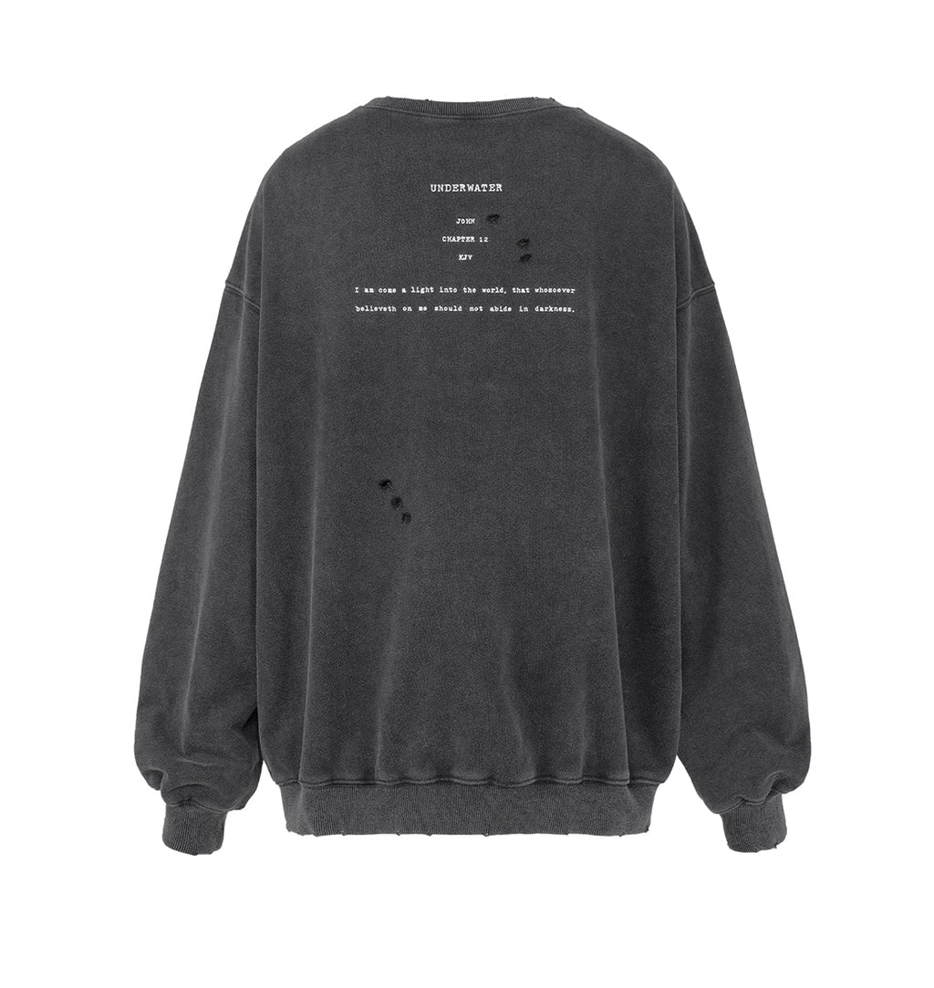 UNDERWATER Wormhole Destruction Thorns Printed Sweatshirt