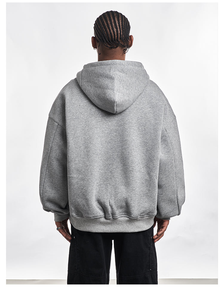 F3F Select Basic Oversize Zip Up Hoodie