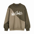 VOTE Spliced Raw Edge Sweatshirt