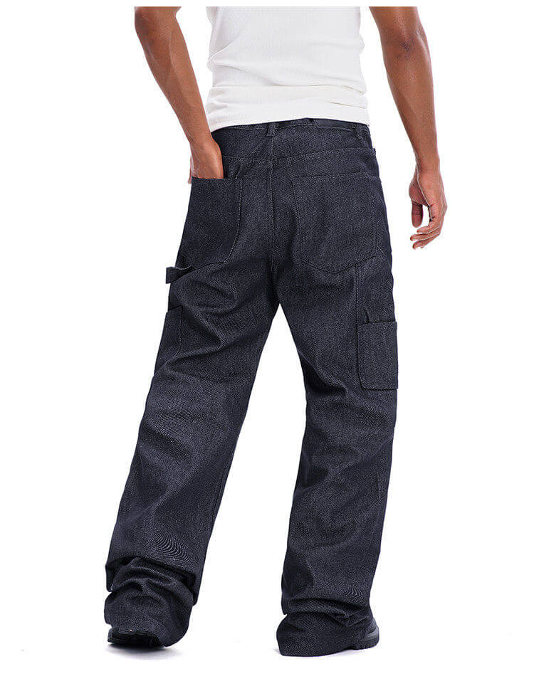 F3F Select High Rise Baggy Double Knee Painter Jeans