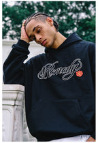 Remedy Metal Wax Seal 3D Logo Embroidered Hoodie