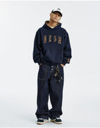 MEDM Leopard Faux Fur Layered Hoodie