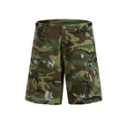 Remedy Paint Stained Camouflage Work Cargo Shorts