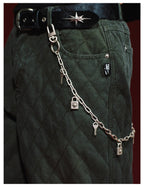 Remedy Key Lock Metal Wallet Chain