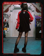 MEDM x EVA NEVER END Character Print Raglan Long Sleeve Tee