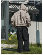 F3F Select Fur Quilted Lining Hoodie Jacket