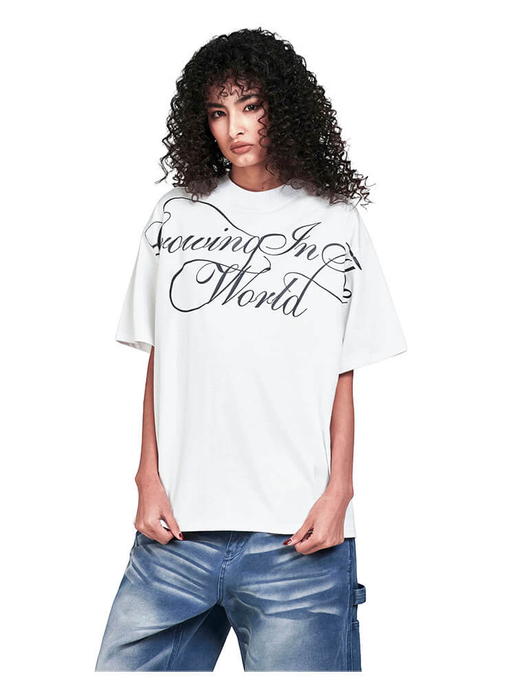 F3F Select Large Calligraphy Print Tee