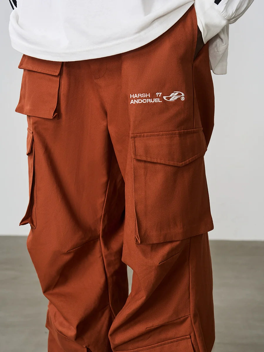 Harsh and Cruel Multi Pocket Pleated Loose Cargos