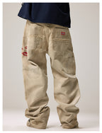 Remedy Kiss Mark Distressed Hole Work Painter Pants