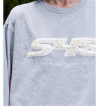 S45 Pearl Logo Patch Long Sleeve Tee