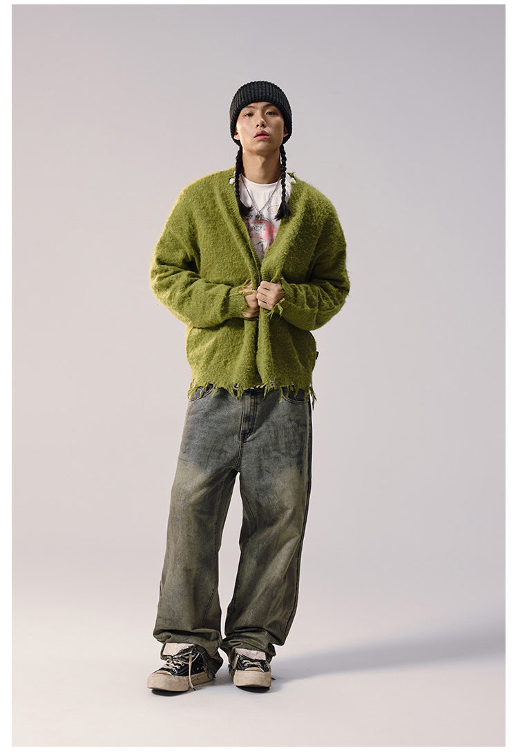 Remedy Distressed Knit Cardigan