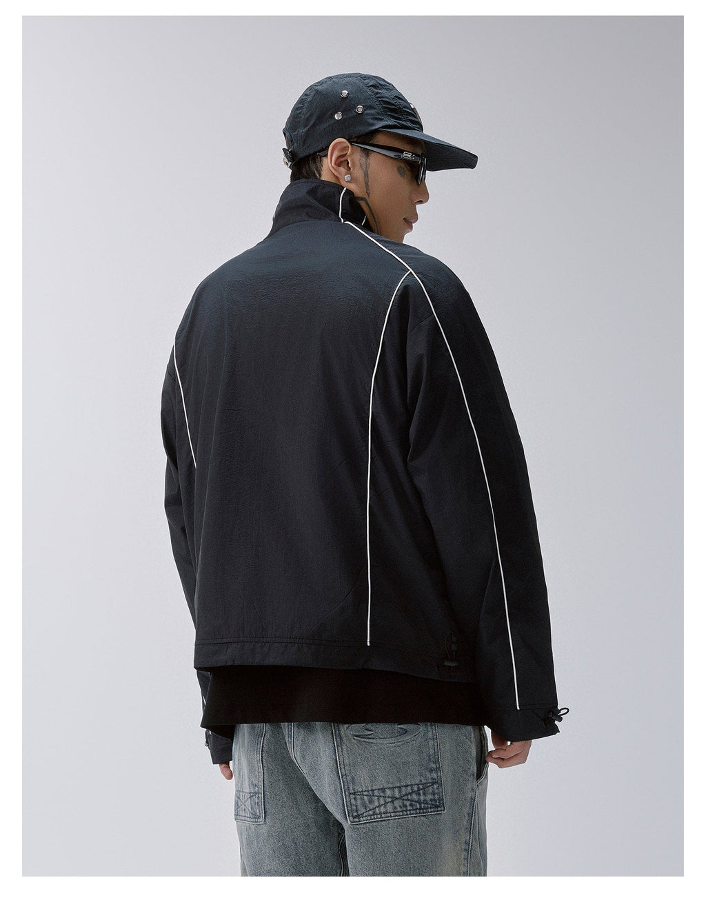 F2CE Color Block Patchwork Track Jacket