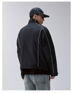 F2CE Color Block Patchwork Track Jacket