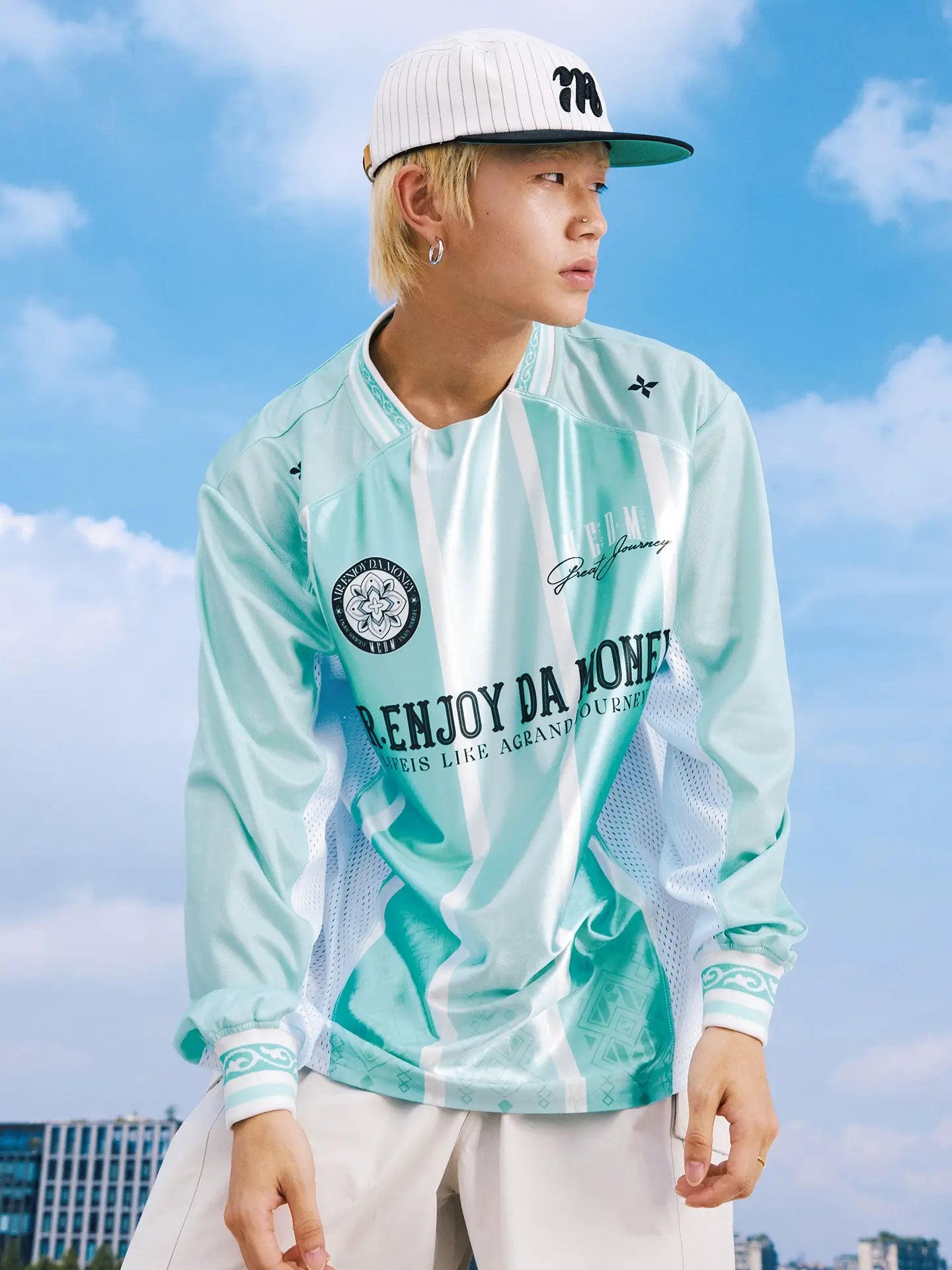 MEDM Ethnic Pattern Long Sleeve Jersey
