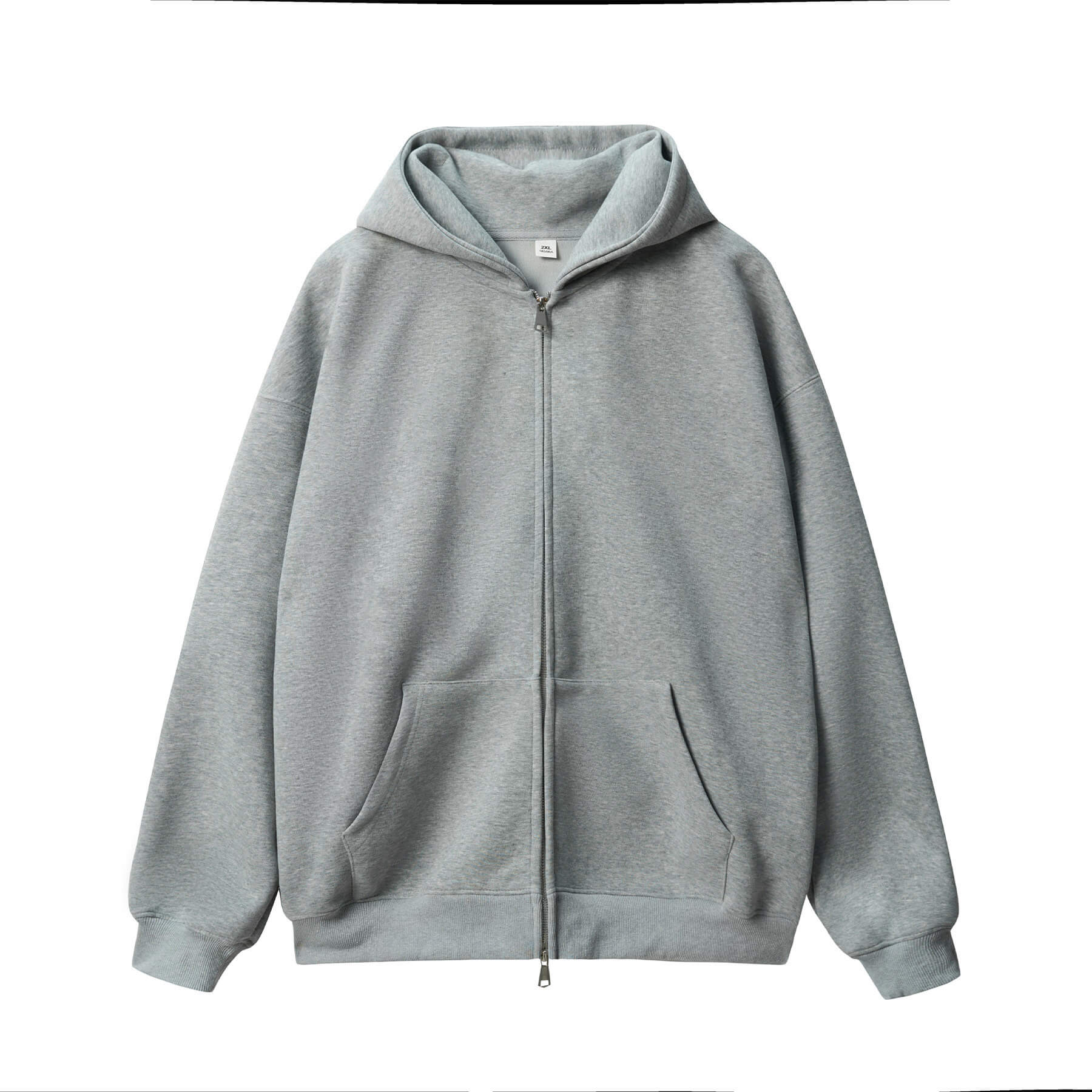 JHYQ Heavyweight Essential Double Zipper Hoodie