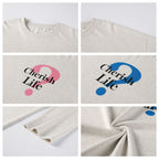 NOVACAM Question Mark Print Long Sleeve Tee