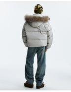 MEDM Detachable Fur Hooded Down Jacket