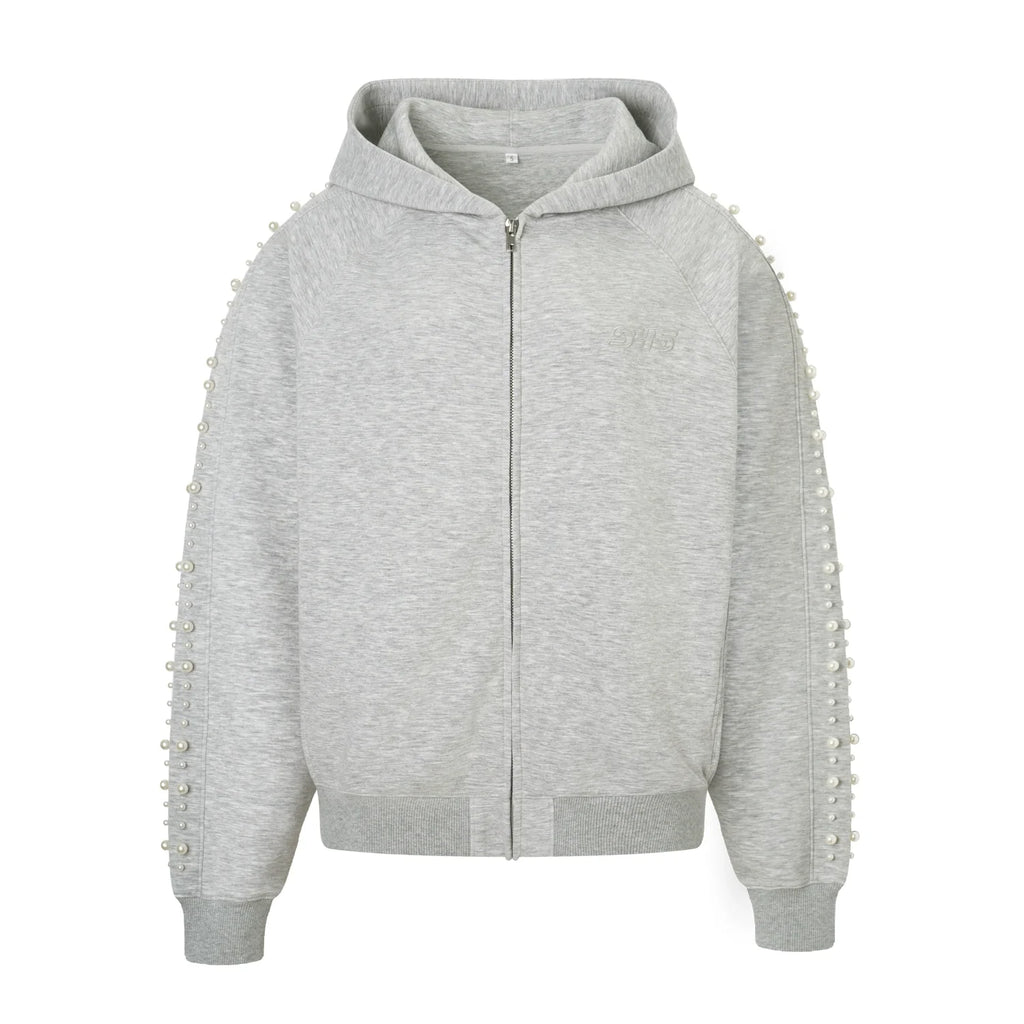 S45 Pearl Line Zip Up Hoodie